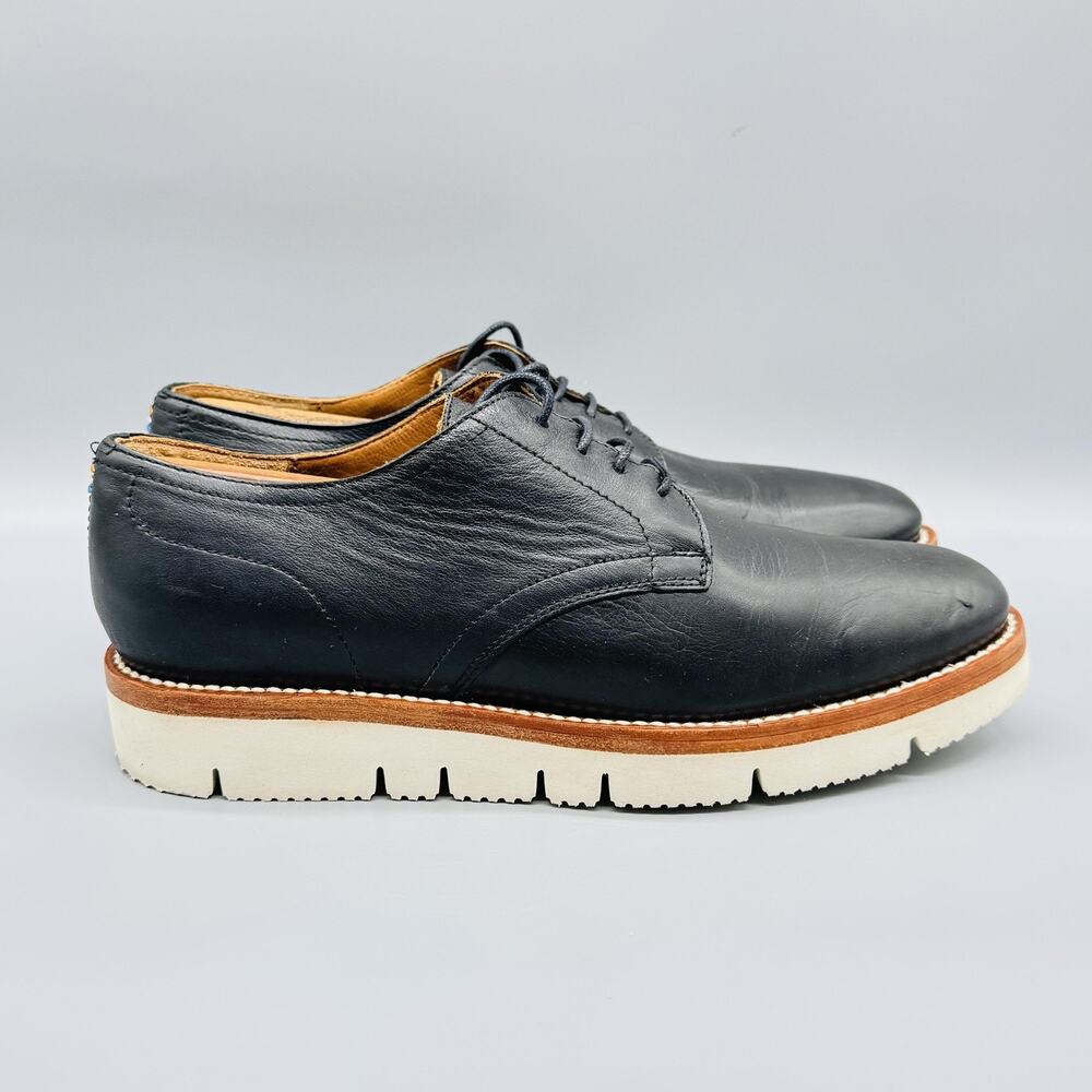Ariat Shoes Mens 8.5 Black Leather Two24 Oxford Vibram Sole Casual Sneakers